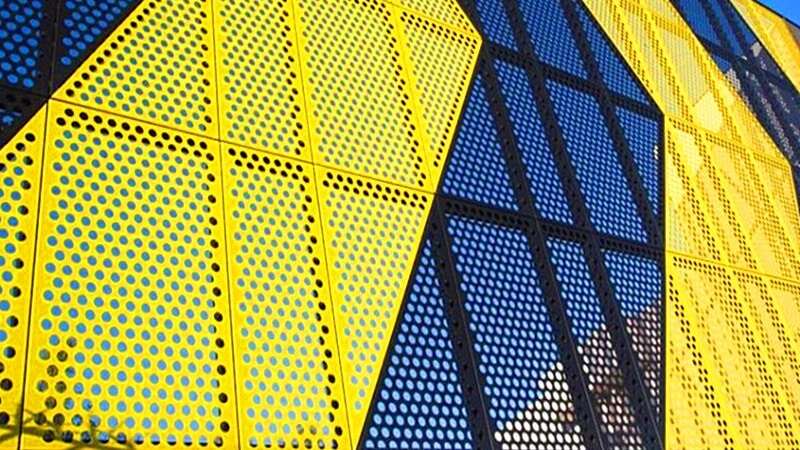 Chapas perforadas de aluminio