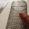 Coiled carbon steel perforated metal sheets