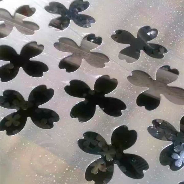 Cross-hole carbon steel perforated metal sheets
