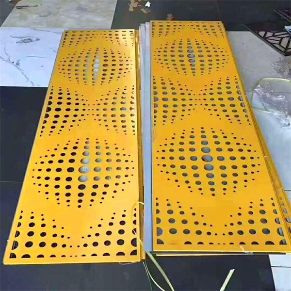 Custom hole carbon steel perforated metal sheets
