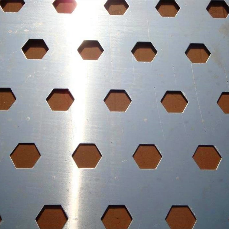 Metal Cladding Hexagonal Hexagonal Hole Perforated Metal Sheets (Honeycomb Pattern) | Custom