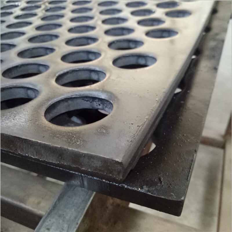 High Manganese Steel Perforated Metal Plate
