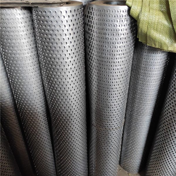 Rolled carbon steel perforated metal sheets