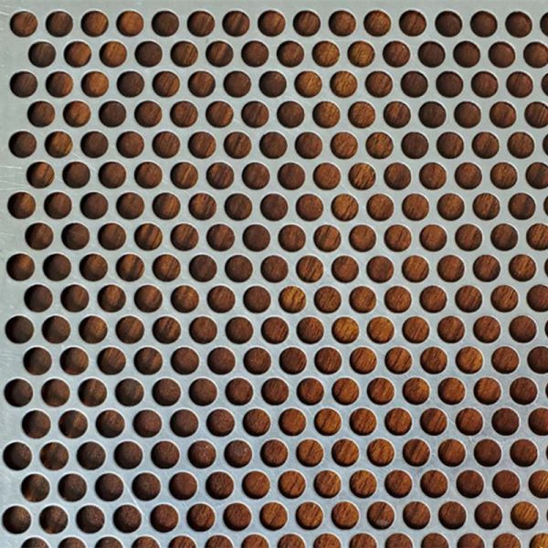 Round hole carbon steel perforated metal sheet