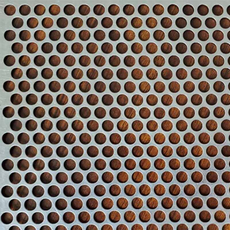 Round hole carbon steel perforated metal sheet