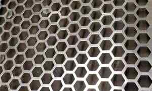 Hexagonal perforated metal sheets