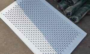 Slot Hole Perforated Metal Sheet used in industrial ventilation panels