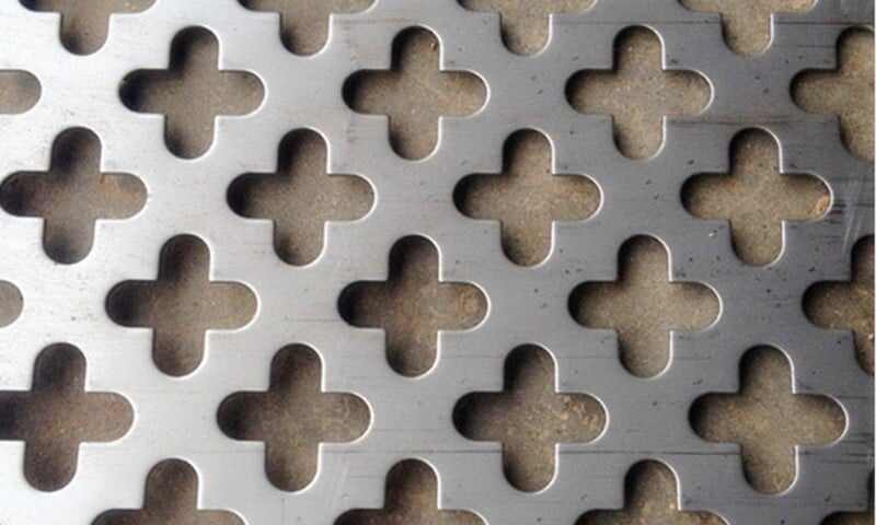 cross-perforated plate