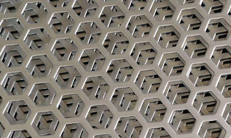 hexagonal perforated metal sheet