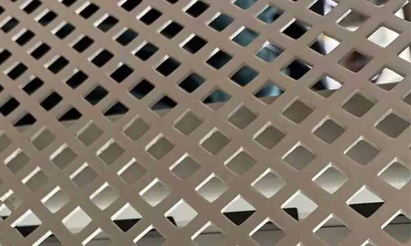 square-hole perforated metal sheet
