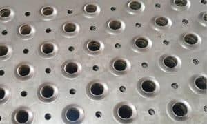 Rundes, vorstehendes Loch, perforiertes Sicherheitsgitter für den Einsatz auf Plattformen