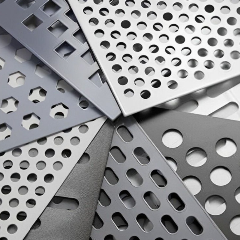 Tamis industriels perforés et plaques de tamisage